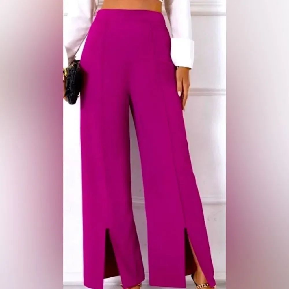 NEW Happily Grey Wide Leg Trouser